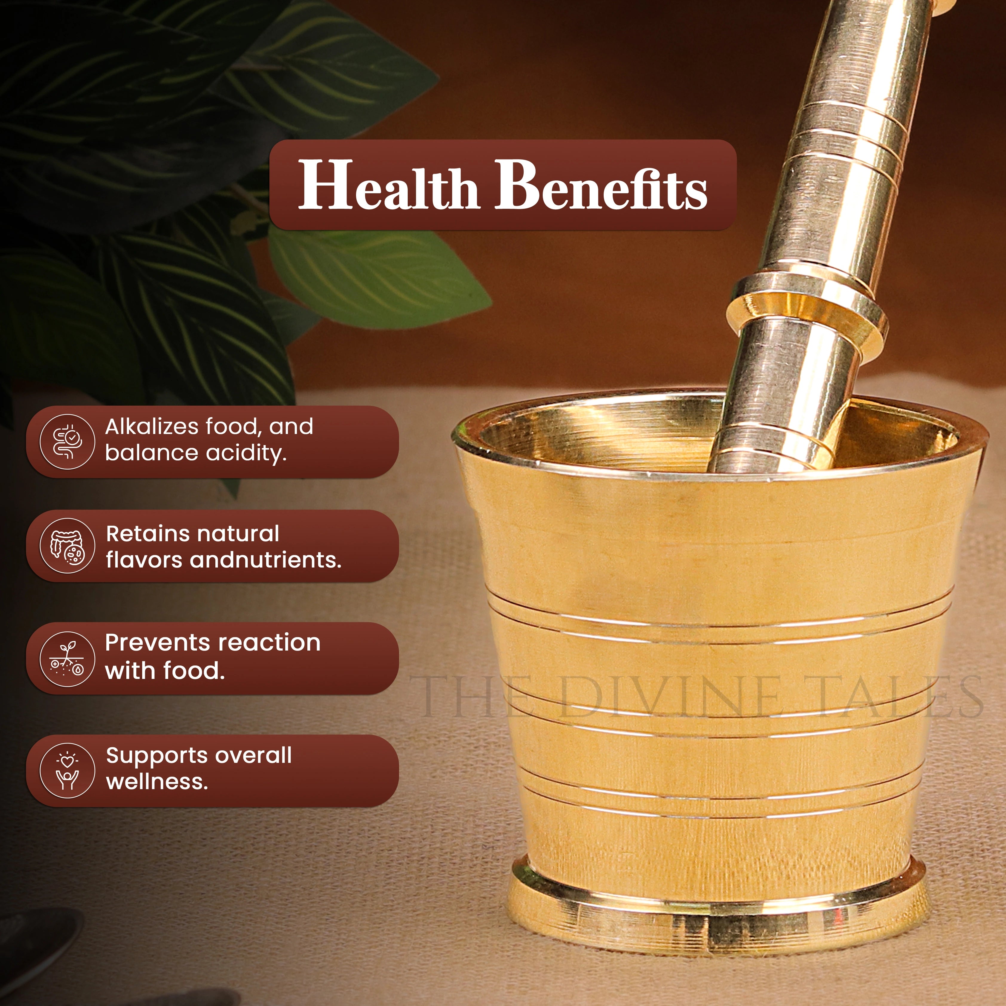 Brass Mortar & Pestle