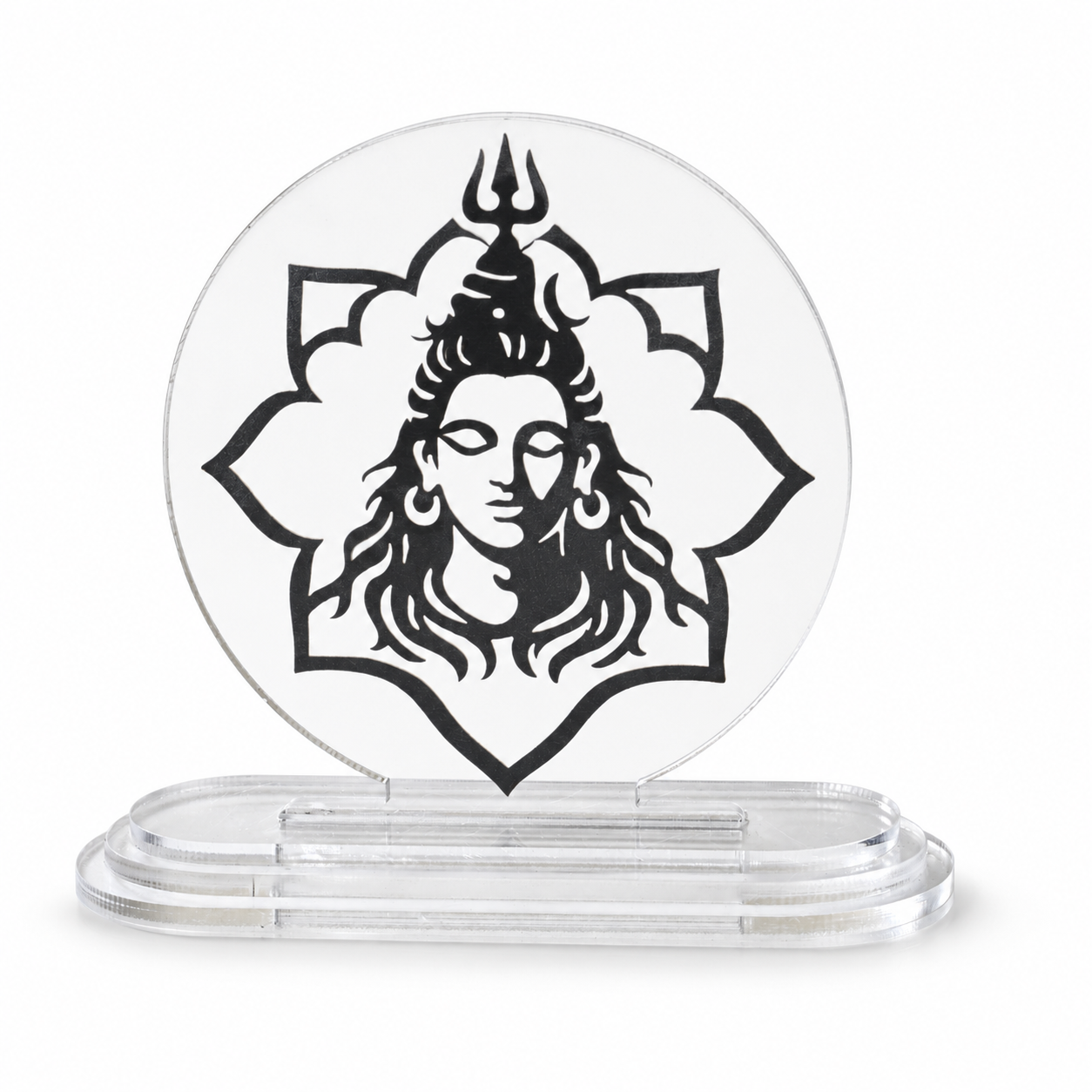 Bholenath Acrylic Car Dashboard