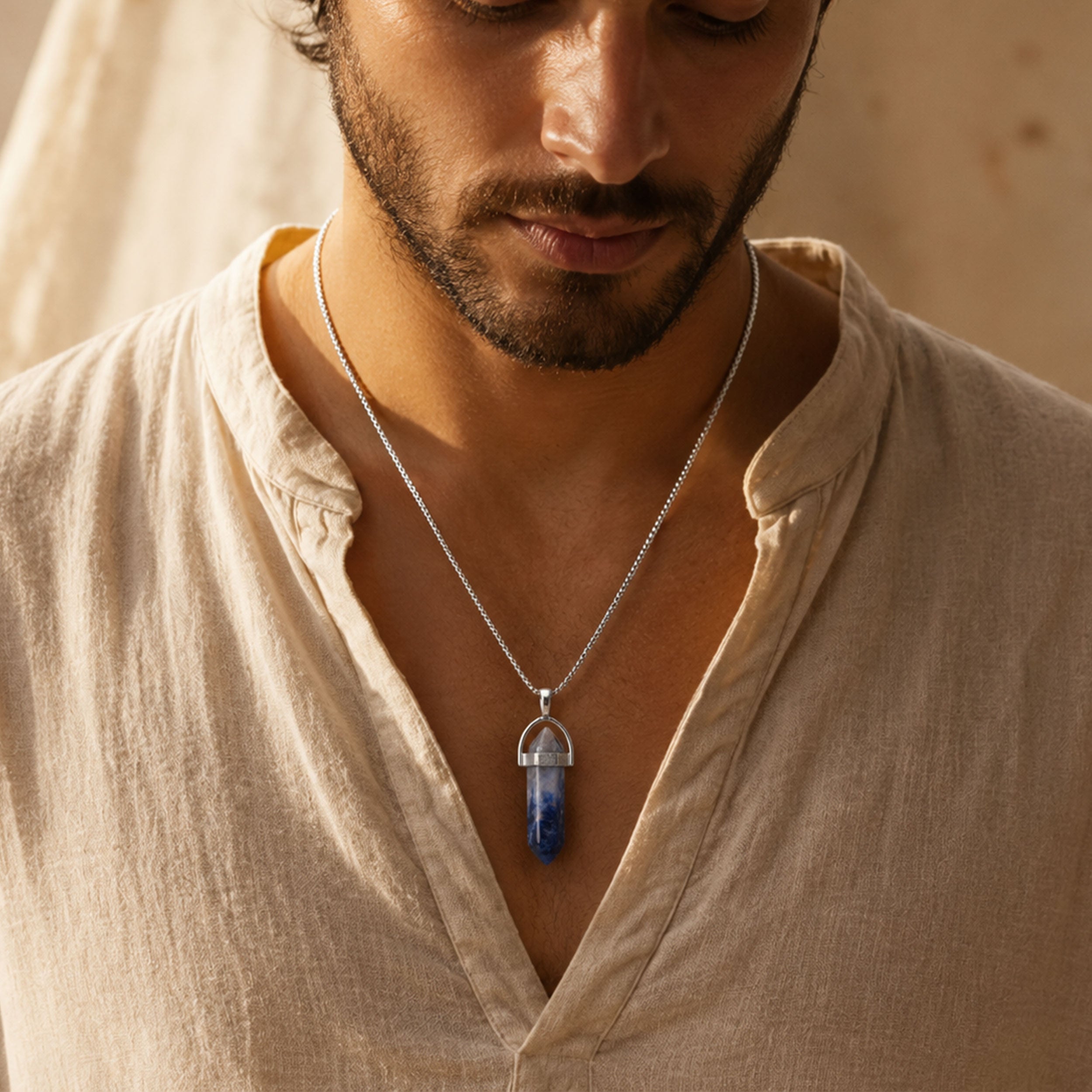 Sodalite Pencil Locket