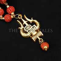 Rudraksha Mala With Trishul