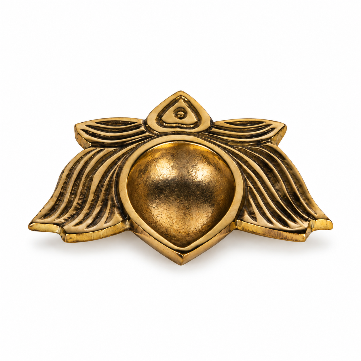 Handcrafted Brass Lotus Diya