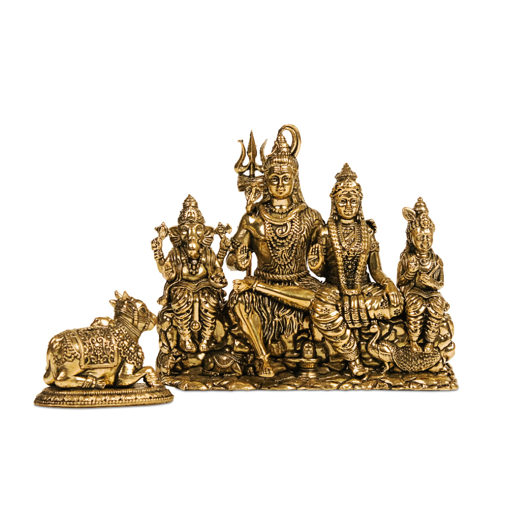 Shiv Parivar Brass Idol