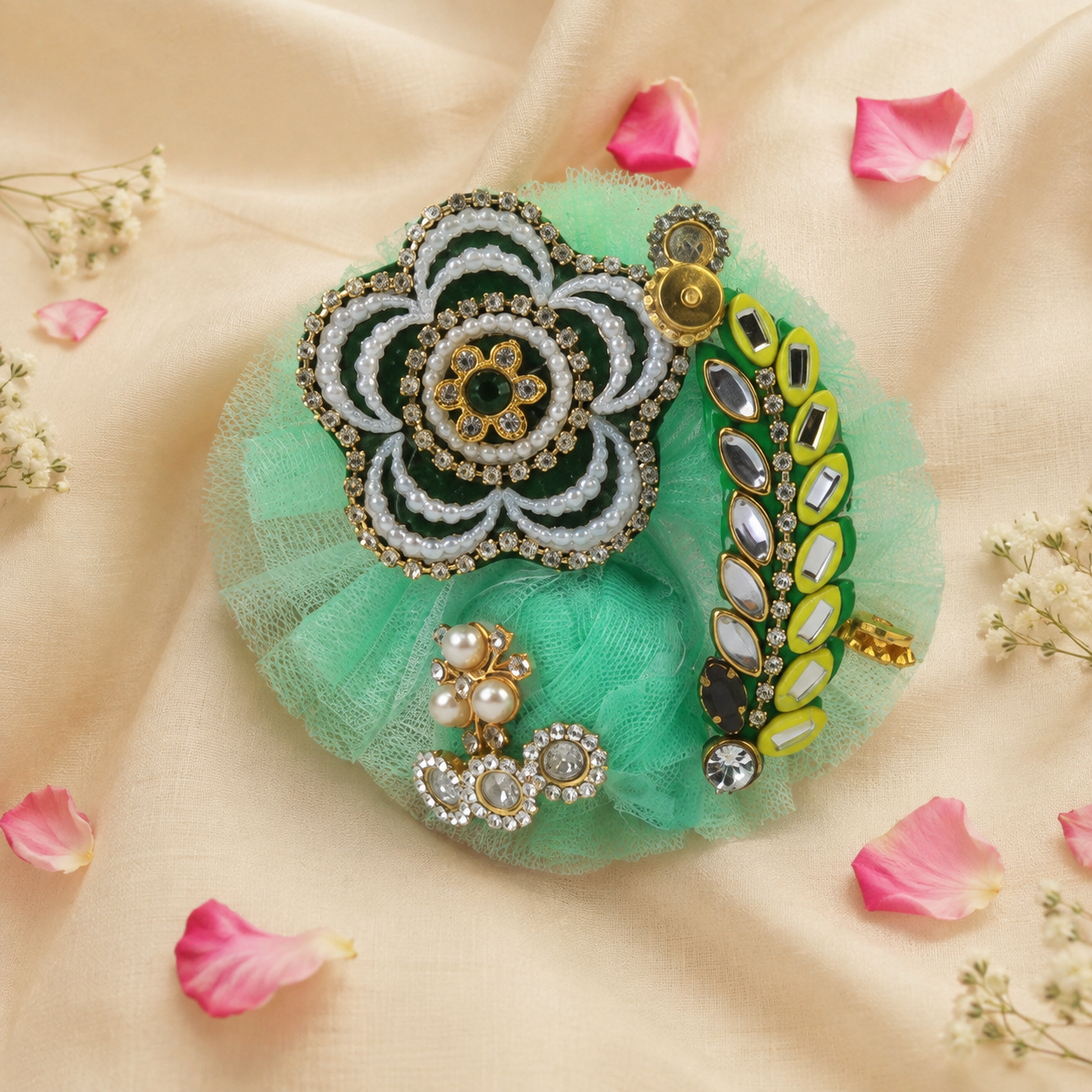 Cow Design Laddu Gopal Dress