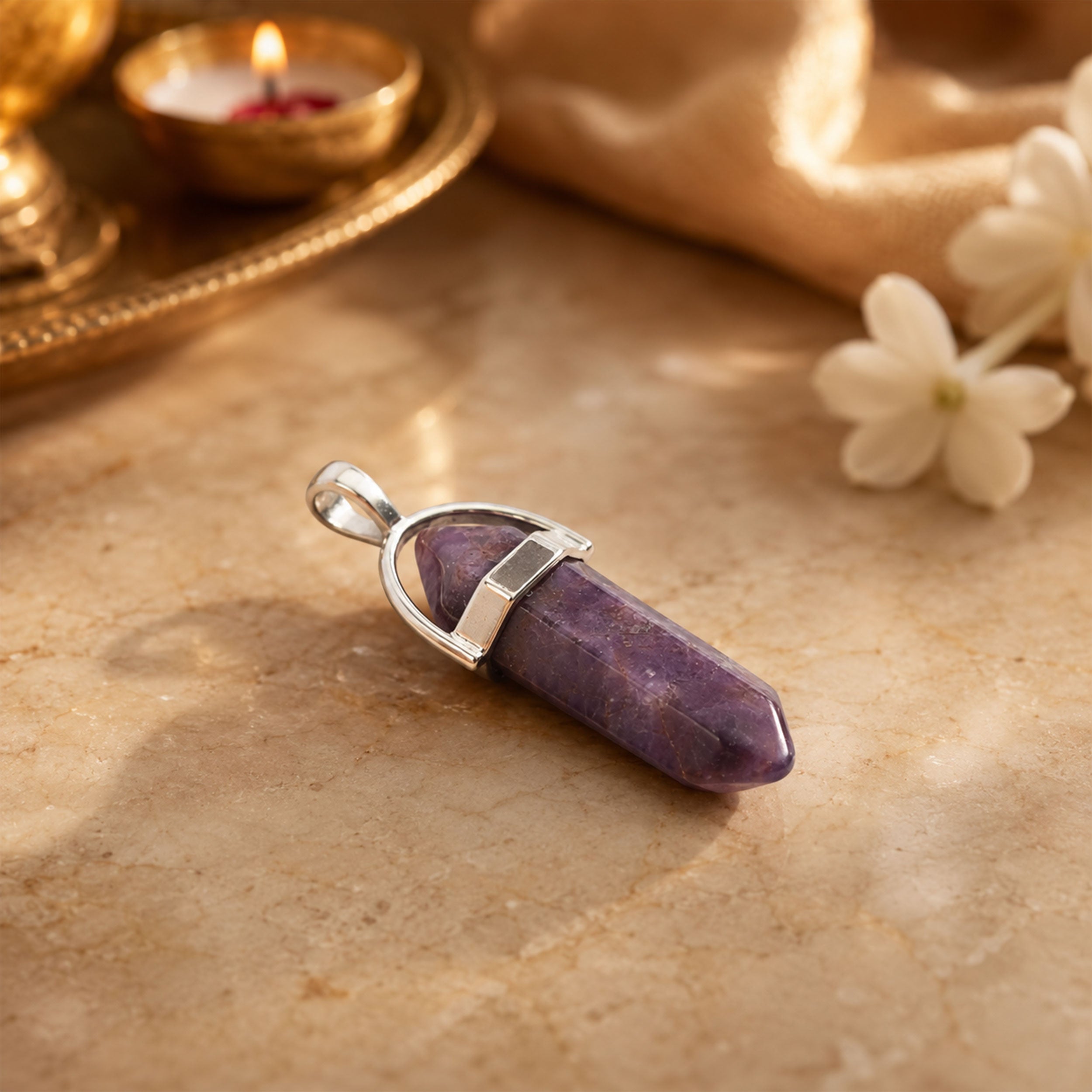 Charoite Pencil Locket