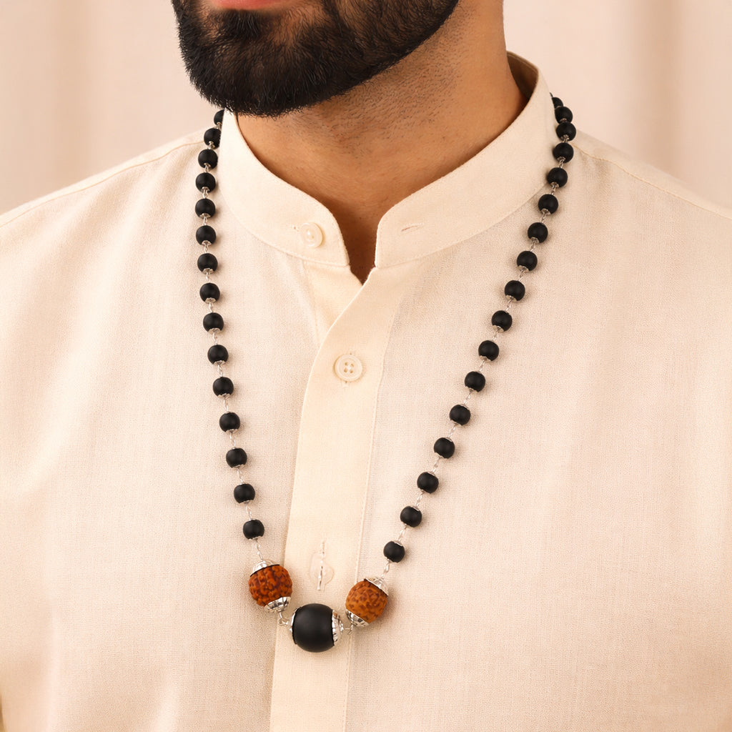 Karungali Rudraksha Power Mala