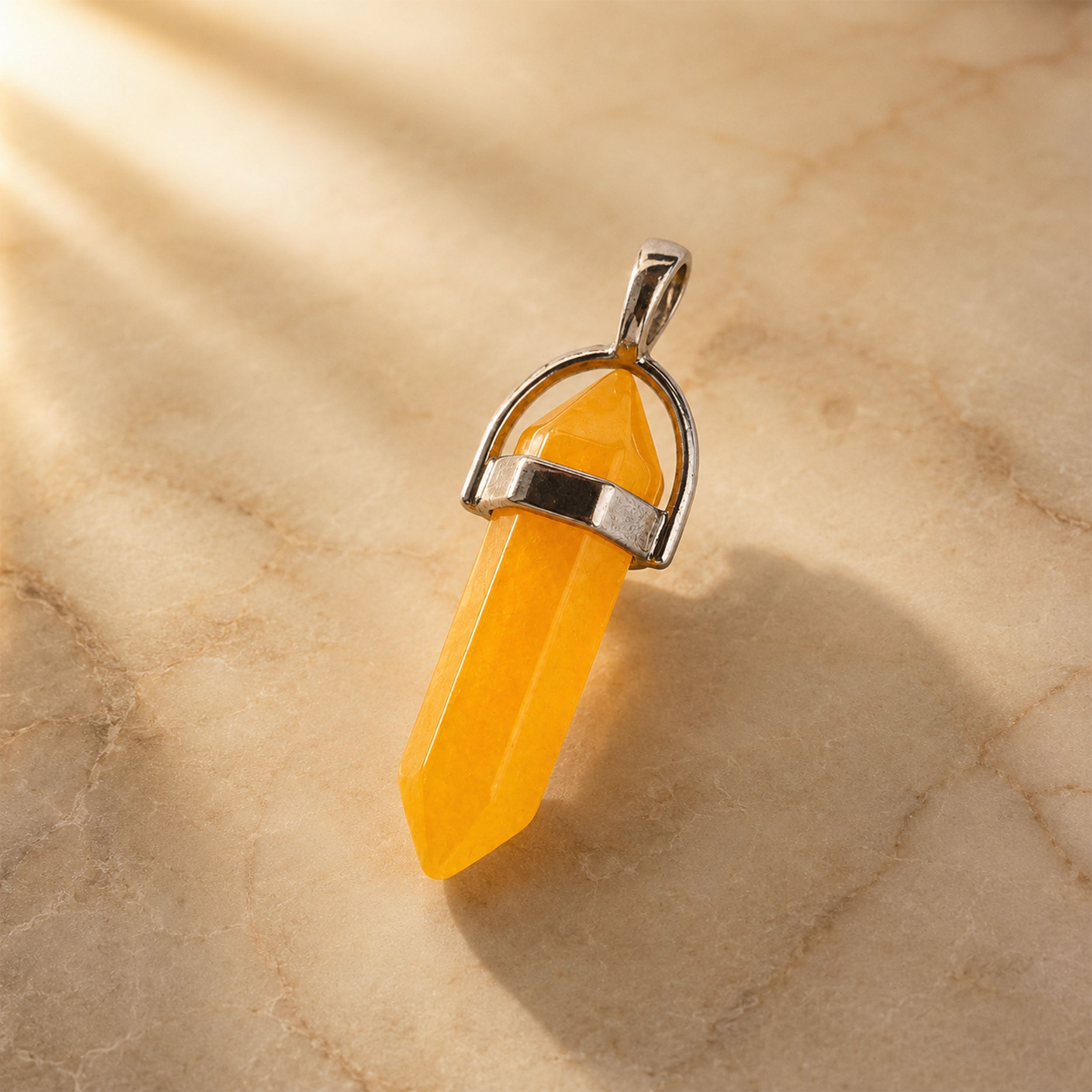 Yellow Jade Locket