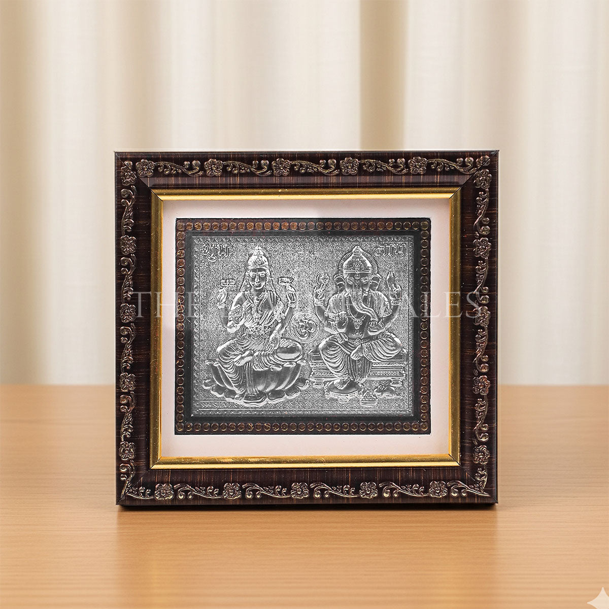 Laxmi Ganesh Ji Frame 999 Silver