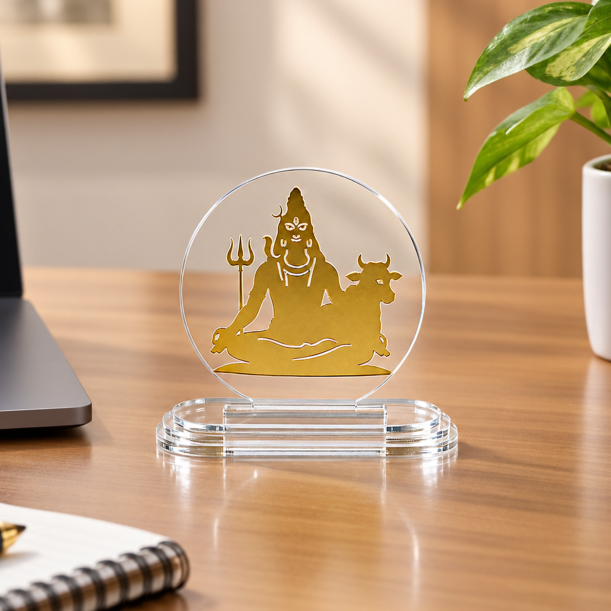 Shiva Acrylic Car Dashboard