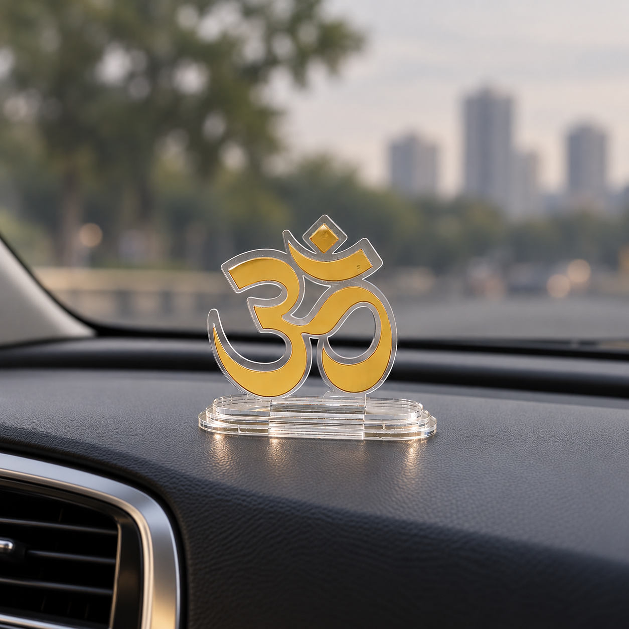 Om Acrylic Car Dashboard
