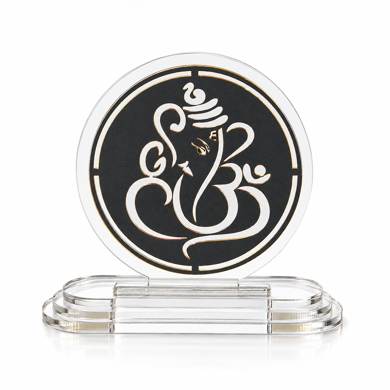 Ganesha Acrylic Car Dashboard