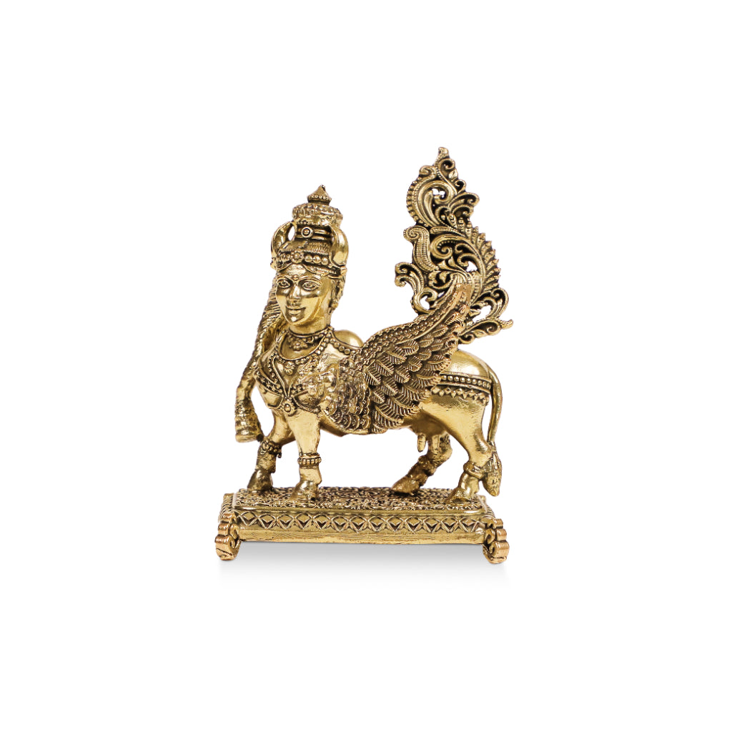Brass Kamdhenu Idol