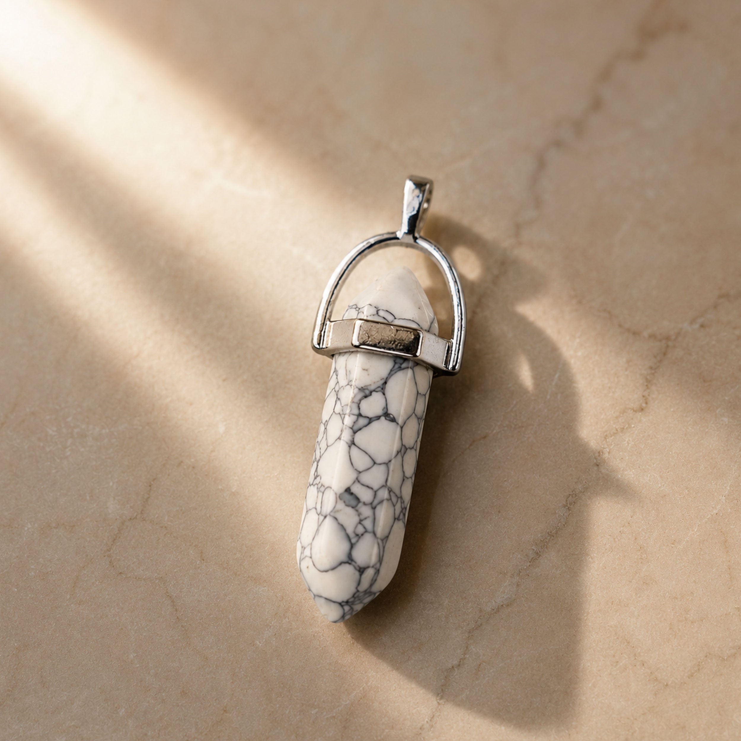 Howlite Pencil Locket