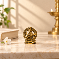 Brass Maa Saraswati Idol