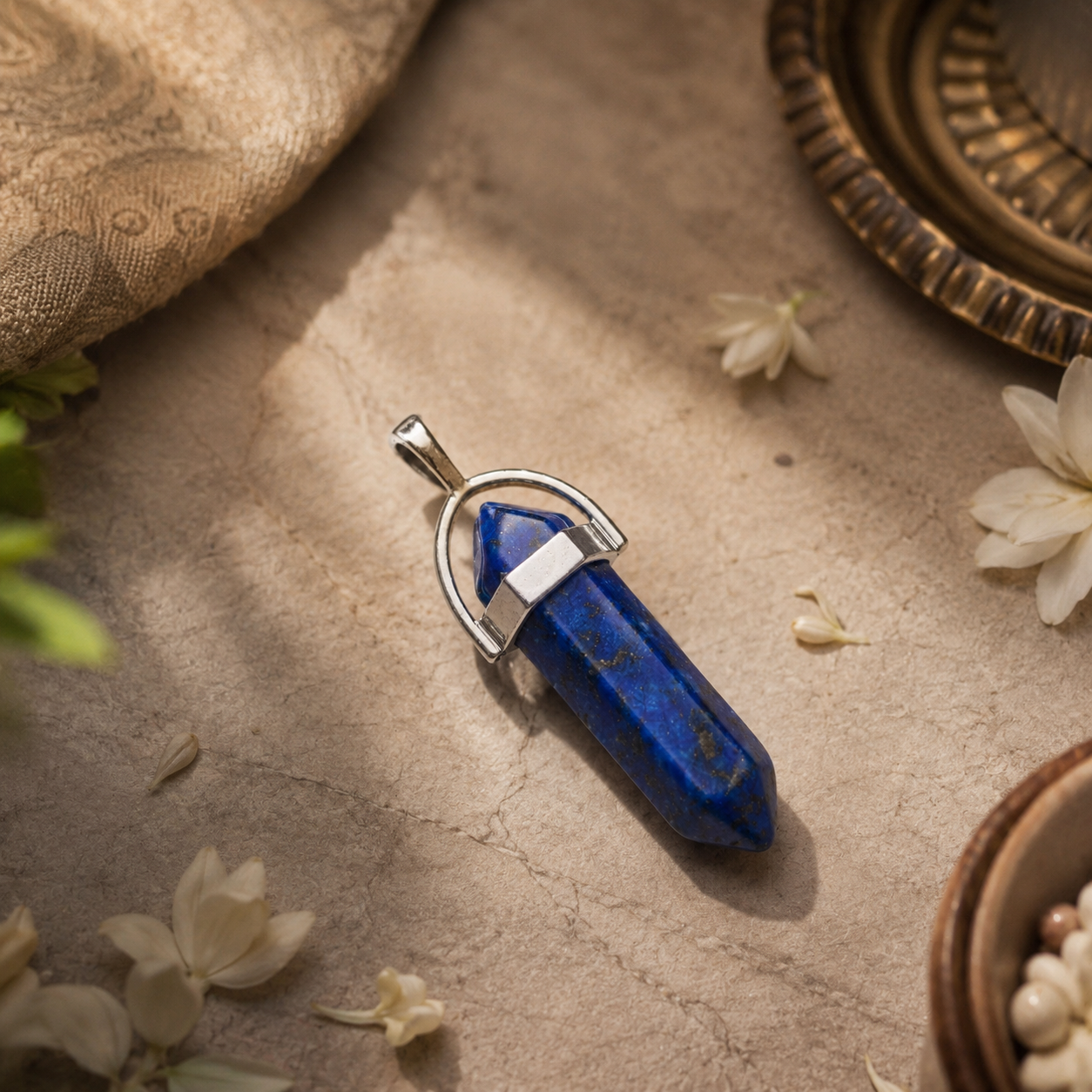 Lapis Lazuli Pencil Locket