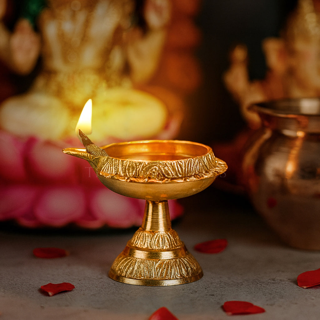 Kuber Diya with Stand