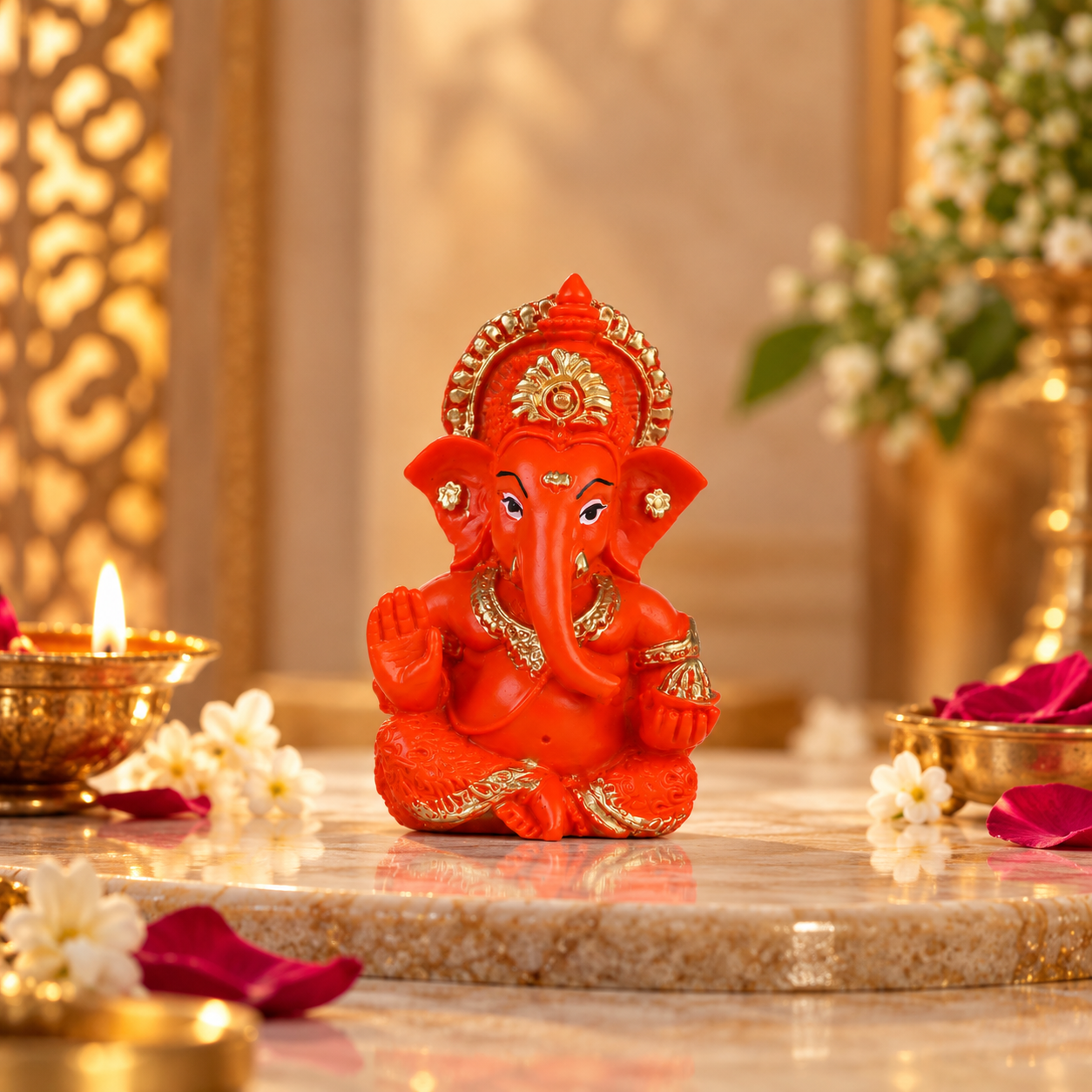 Sinduri Ganesha Idol