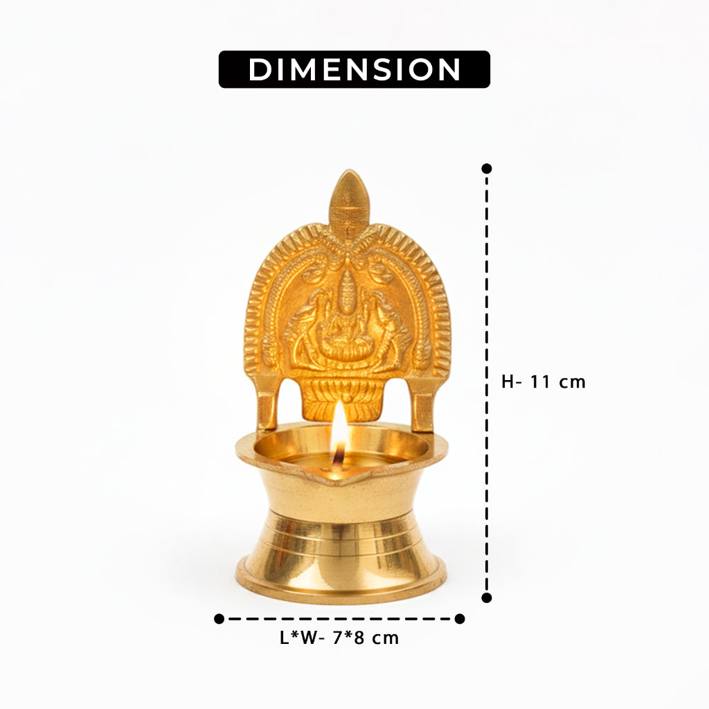 Brass Kamakshi Diya