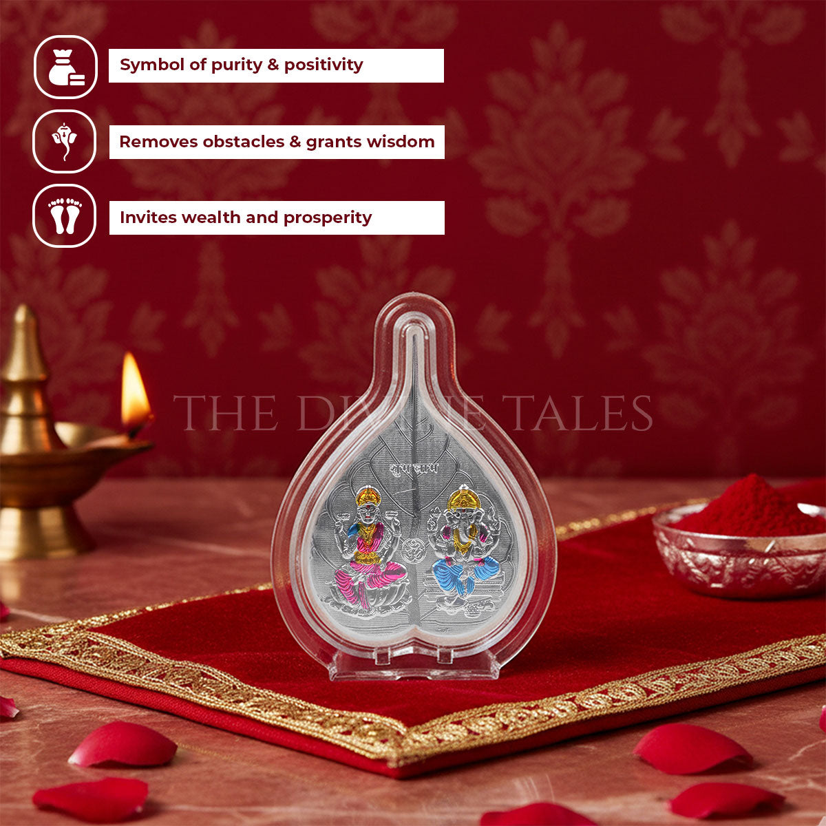 Patta Laxmi Ganesh ji  999 silver