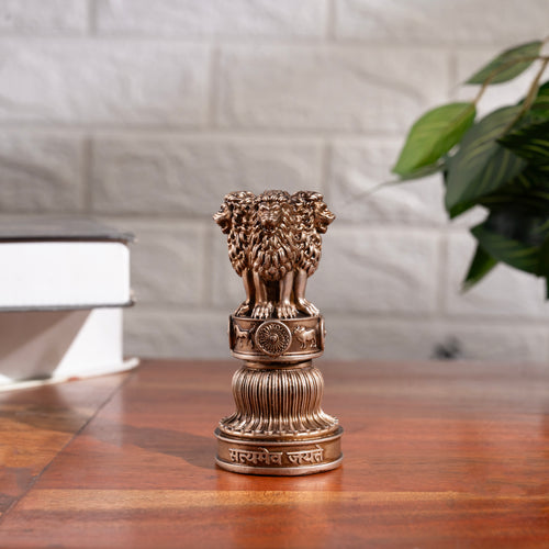 Ashok Stambh Statue Car Dashboard