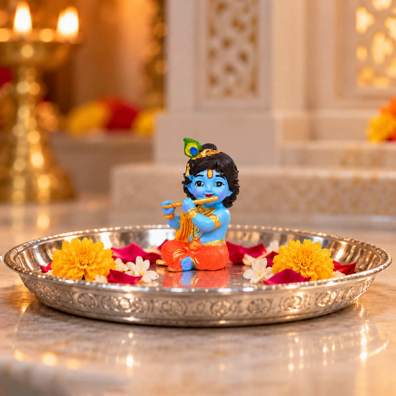 Multi-colour Bal Gopal Idol