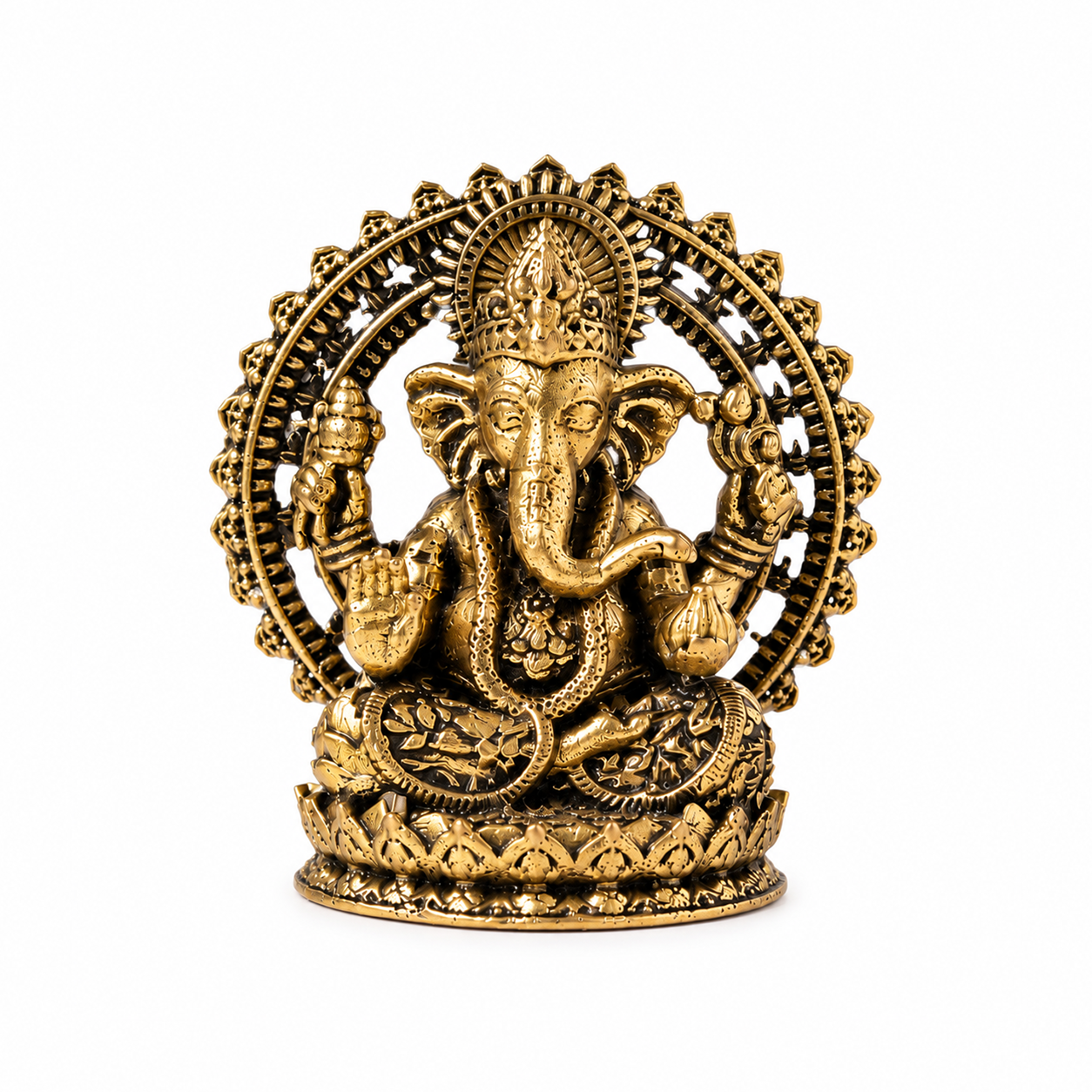 Brass Ganpati Idol