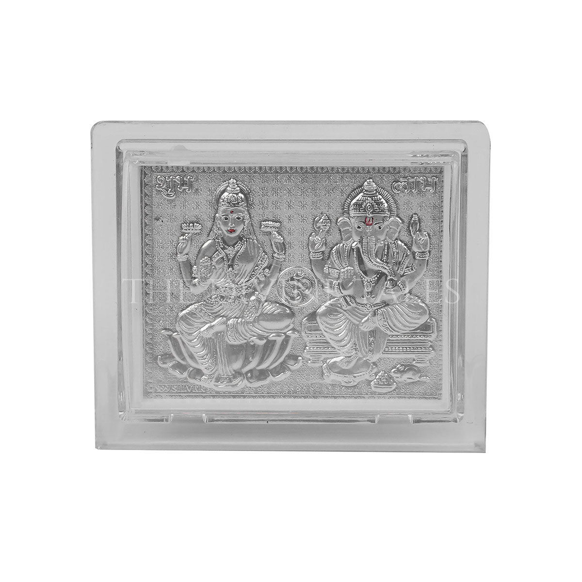 Lakshmi Ganesh Silver Desk Frame