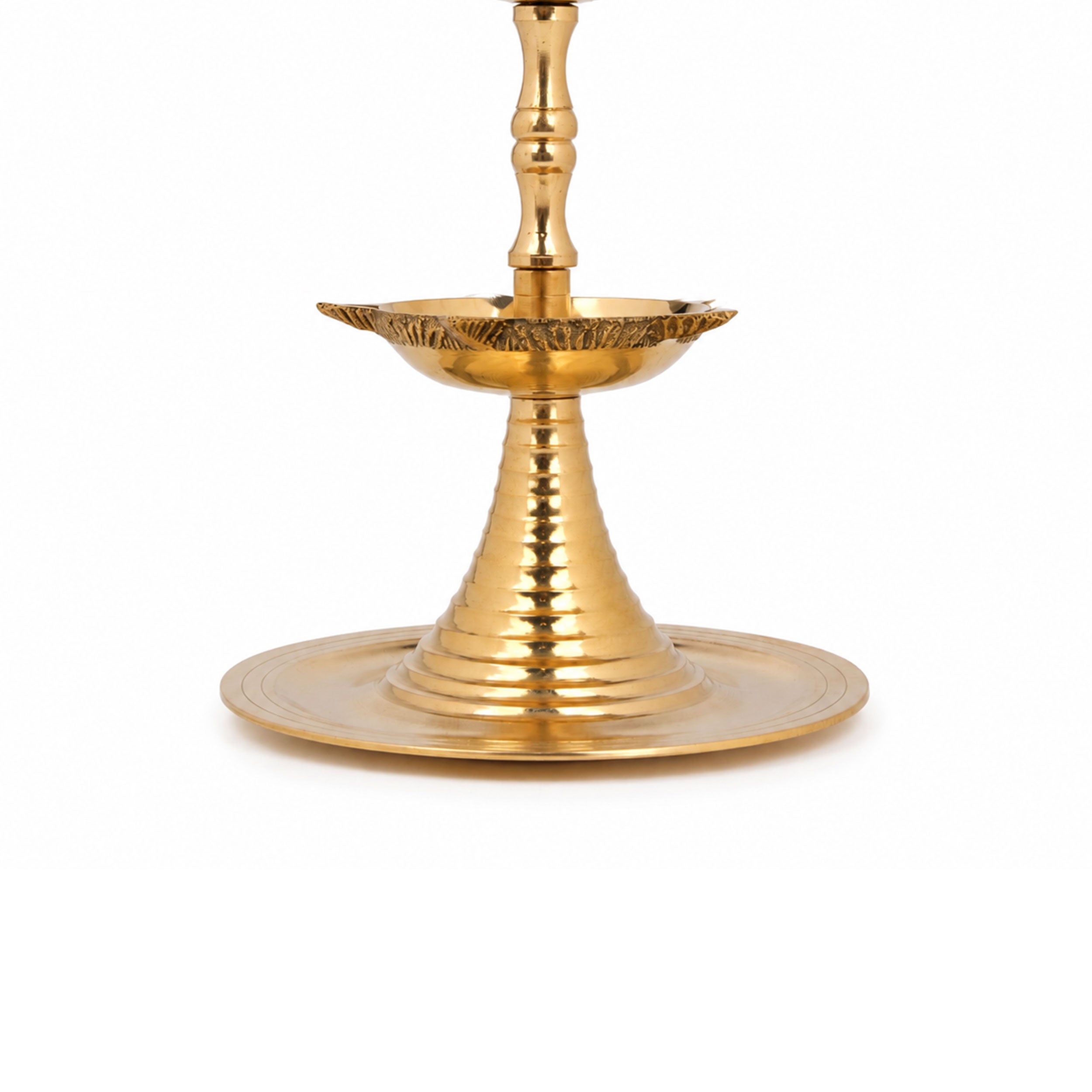 Brass 3- Layer Kerala Diya