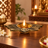 Handcrafted Brass Lotus Diya