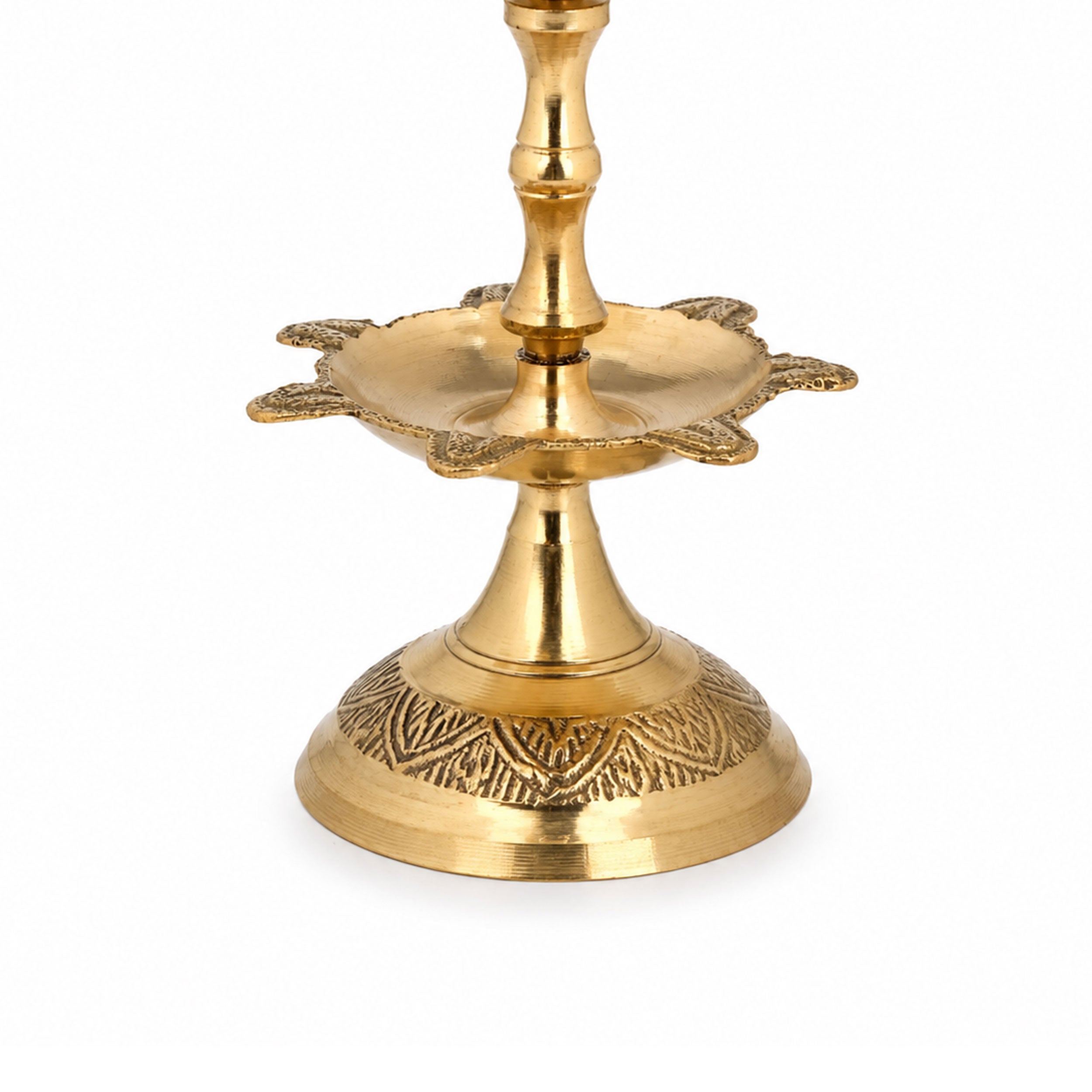 Traditional Brass Peacock Diya
