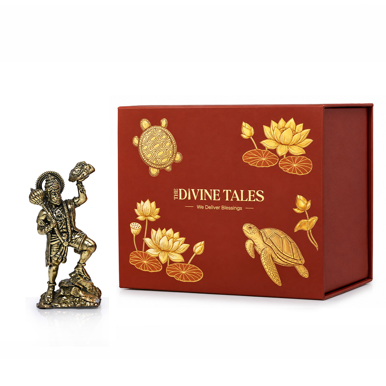 Brass Dronagiri Hanuman With Gift Box