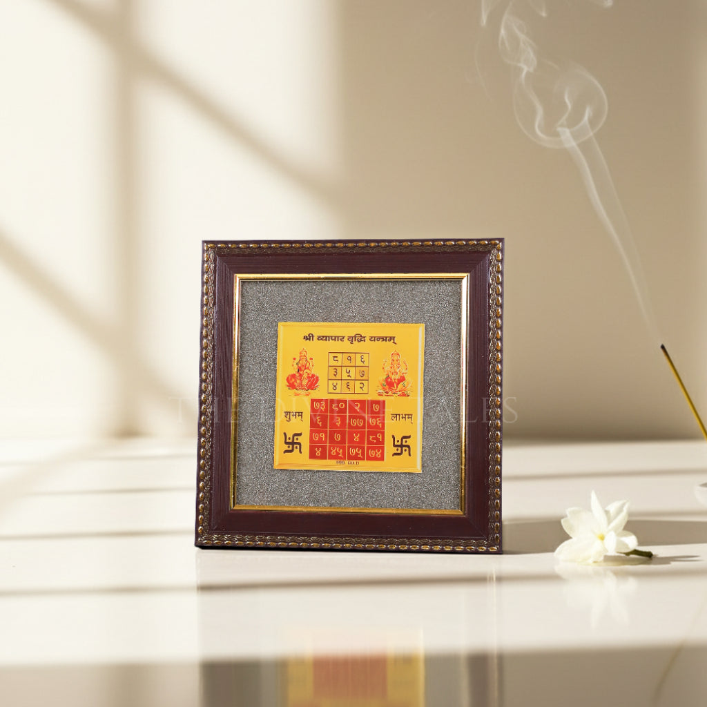 Pyrite Vyapar Vriddhi Yantra Frame