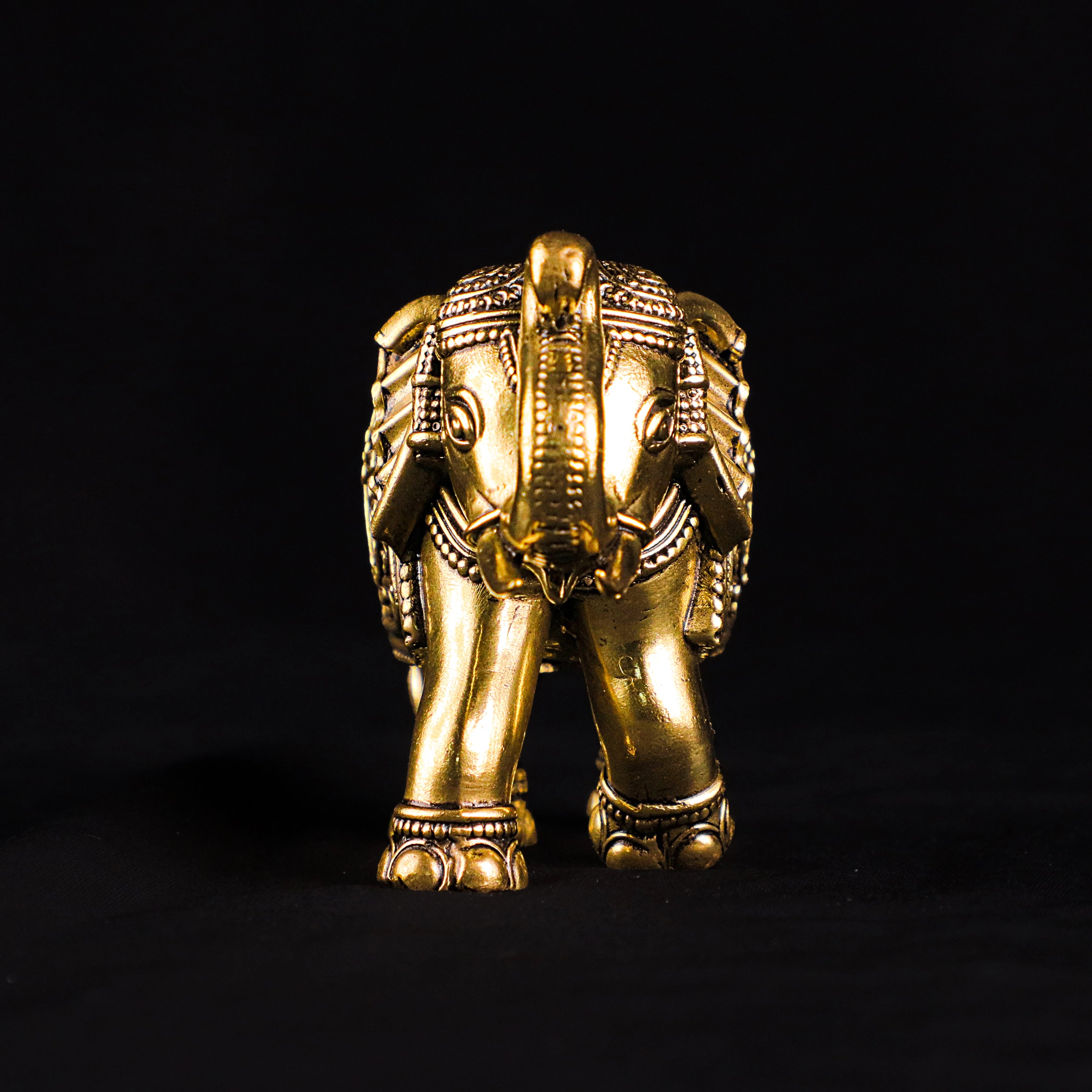 Golden Elephant Statue