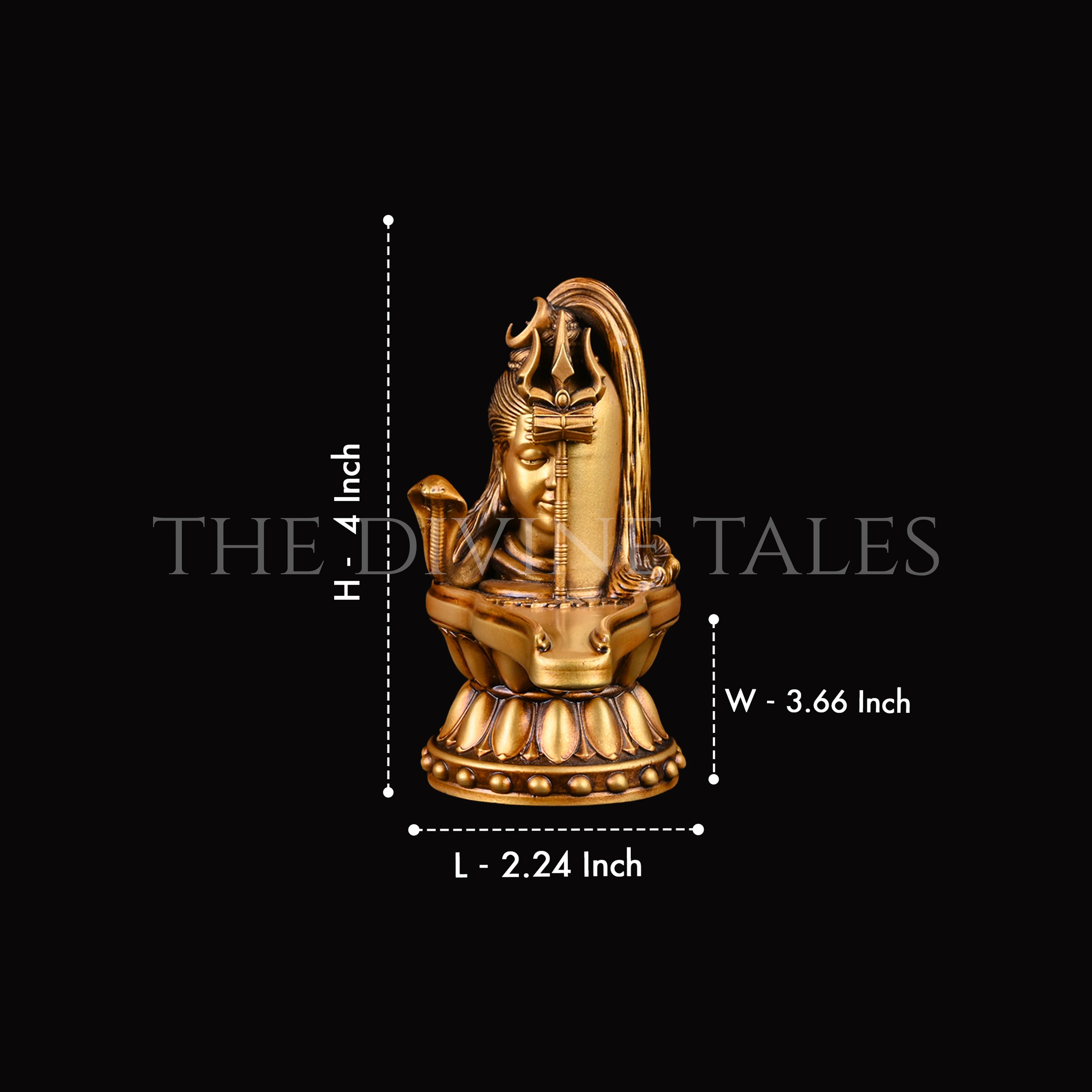 Shiv-Lingam Car Dashboard Idol