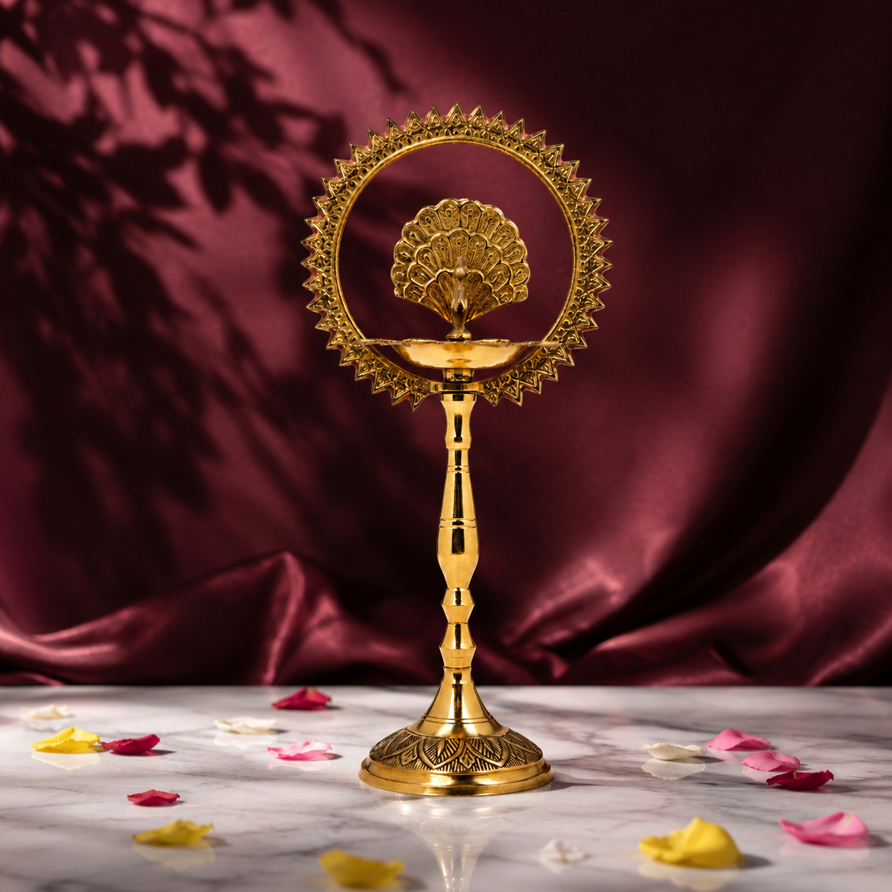 Mayur Chakra Pillar Diya