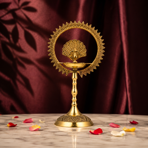 Mayur Chakra Pillar Diya
