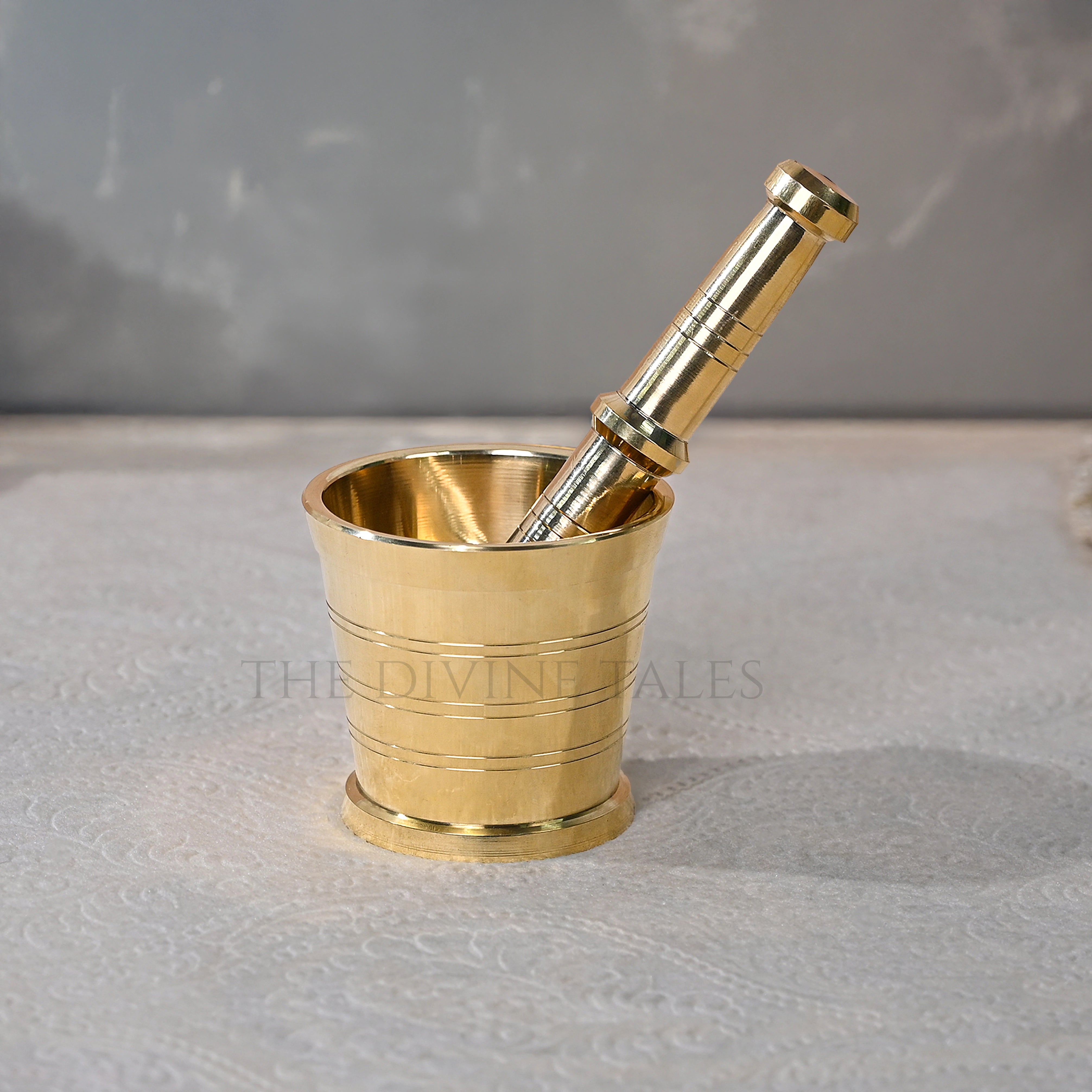 Brass Mortar & Pestle