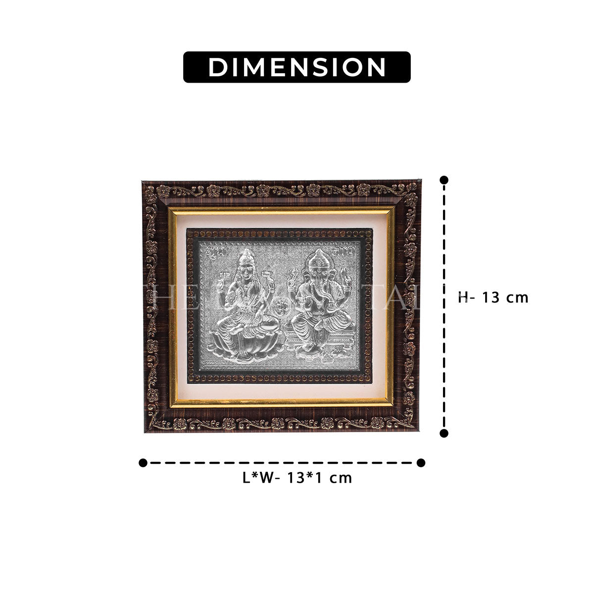 Laxmi Ganesh Ji Frame 999 Silver