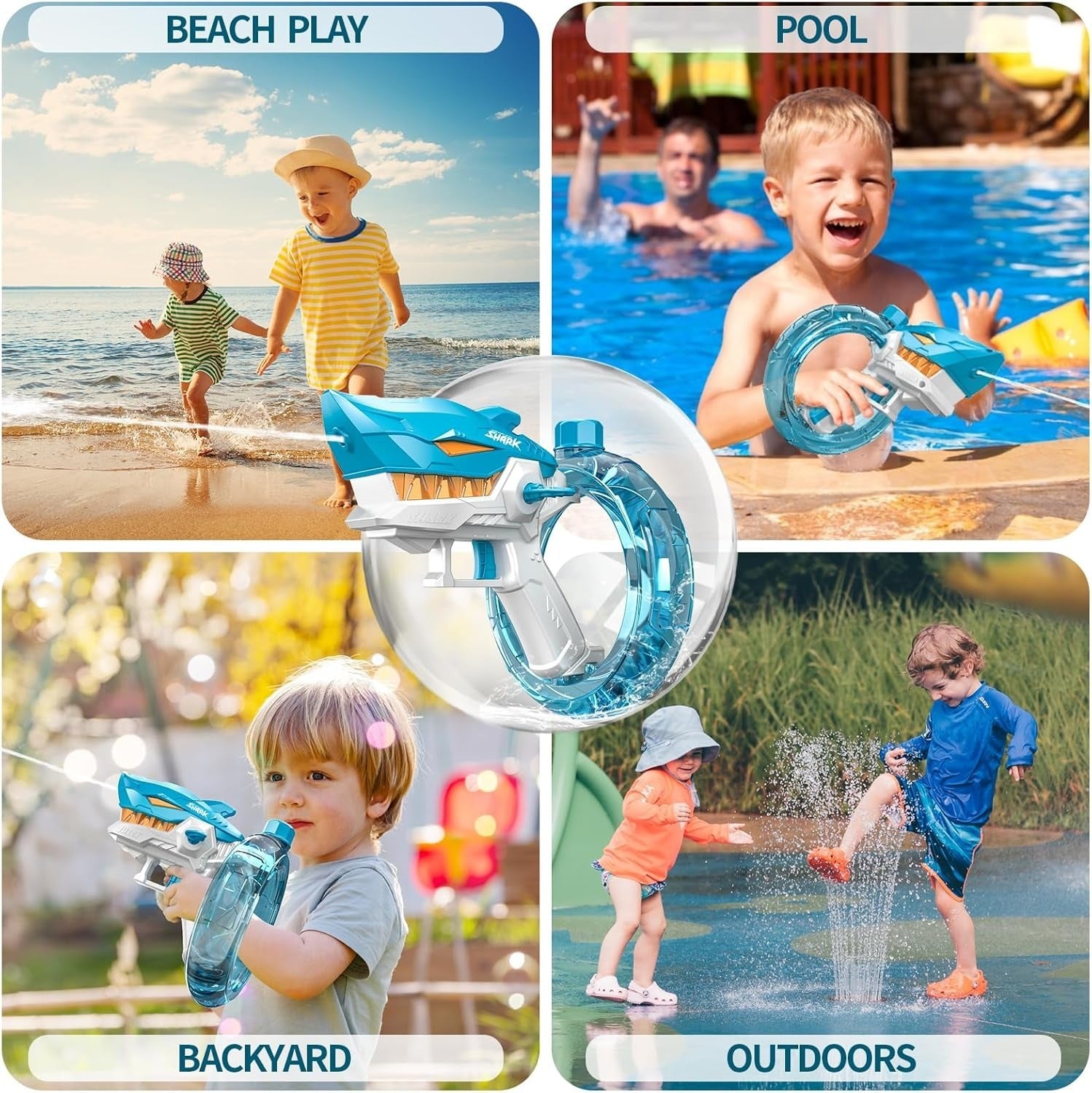 SharkBlast 3000 - Ultimate Electric Shark Water Gun for Kids