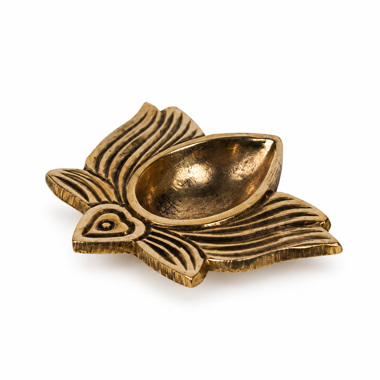 Handcrafted Brass Lotus Diya