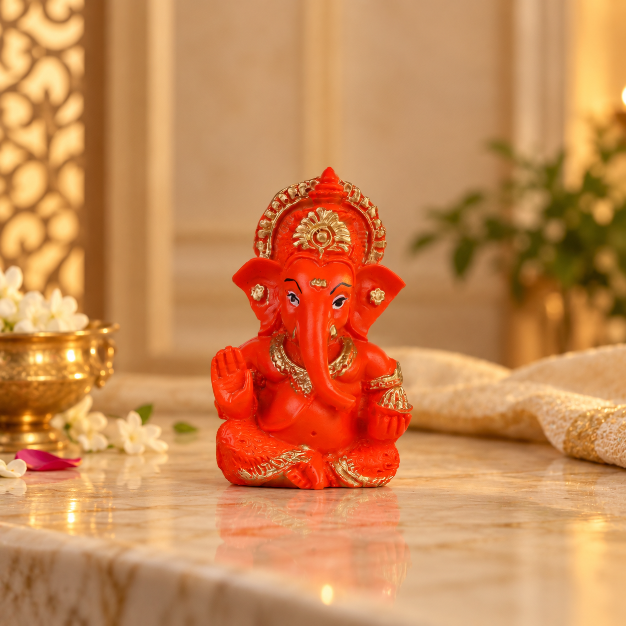 Sinduri Ganesha Idol