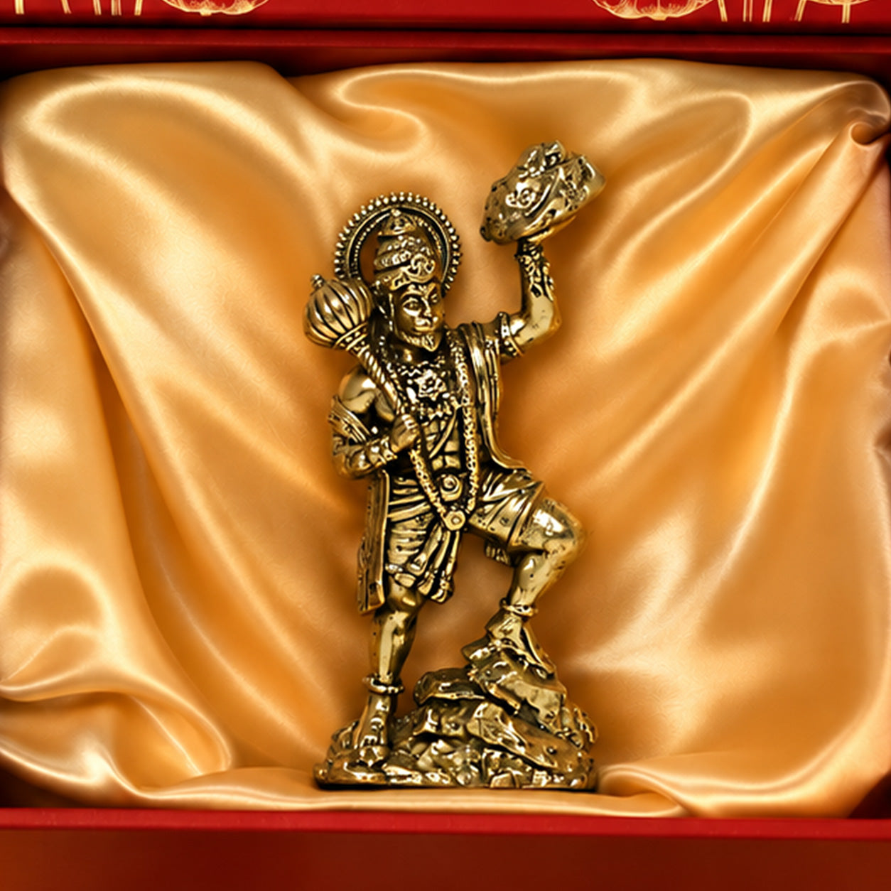 Brass Dronagiri Hanuman With Gift Box