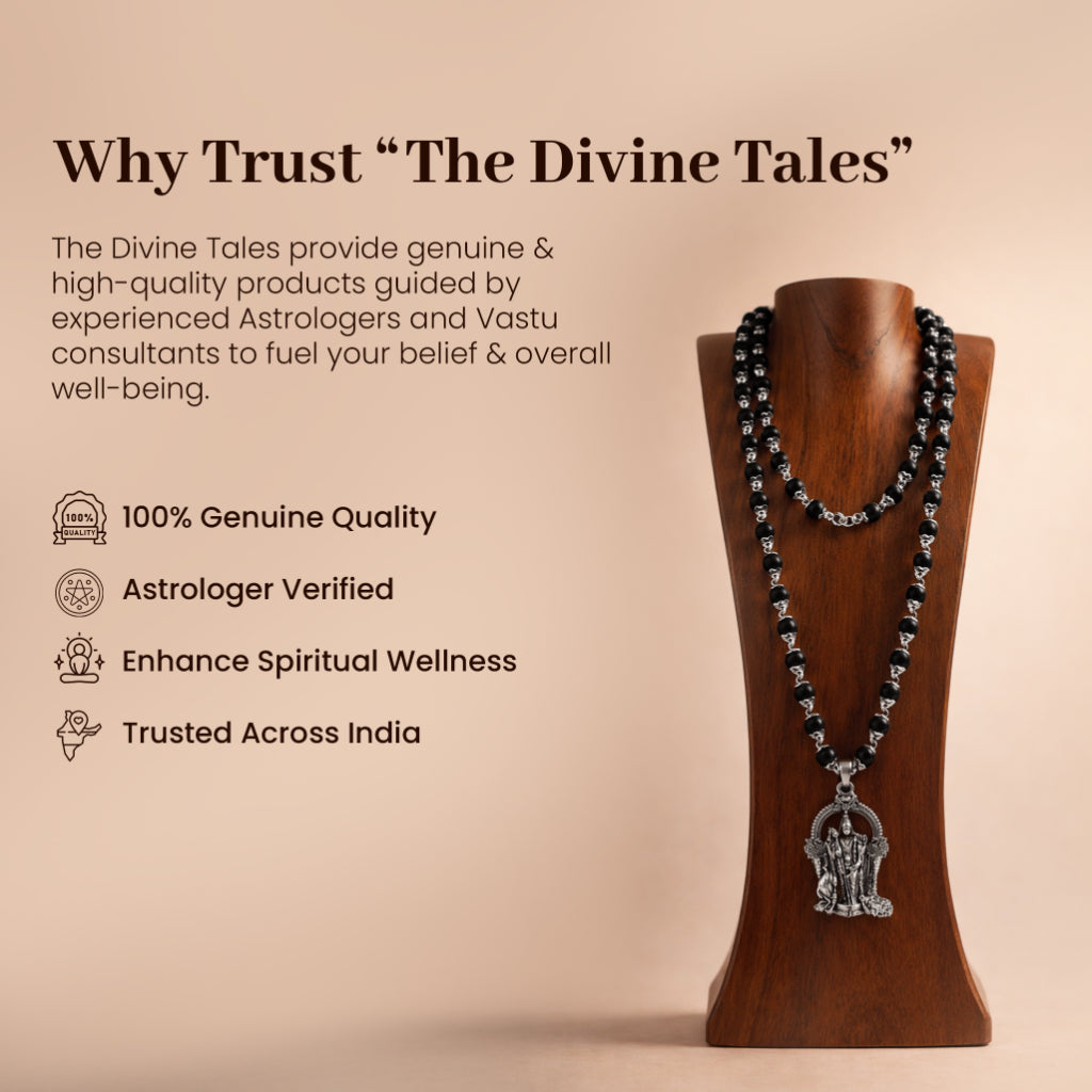 Divine Karungali Mala with Murugan Swami Locket