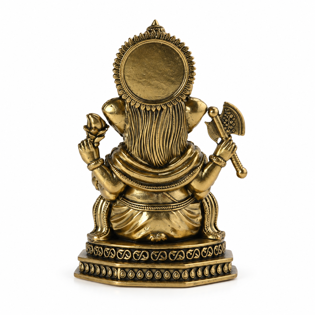 Brass Ganpati Bappa Idol