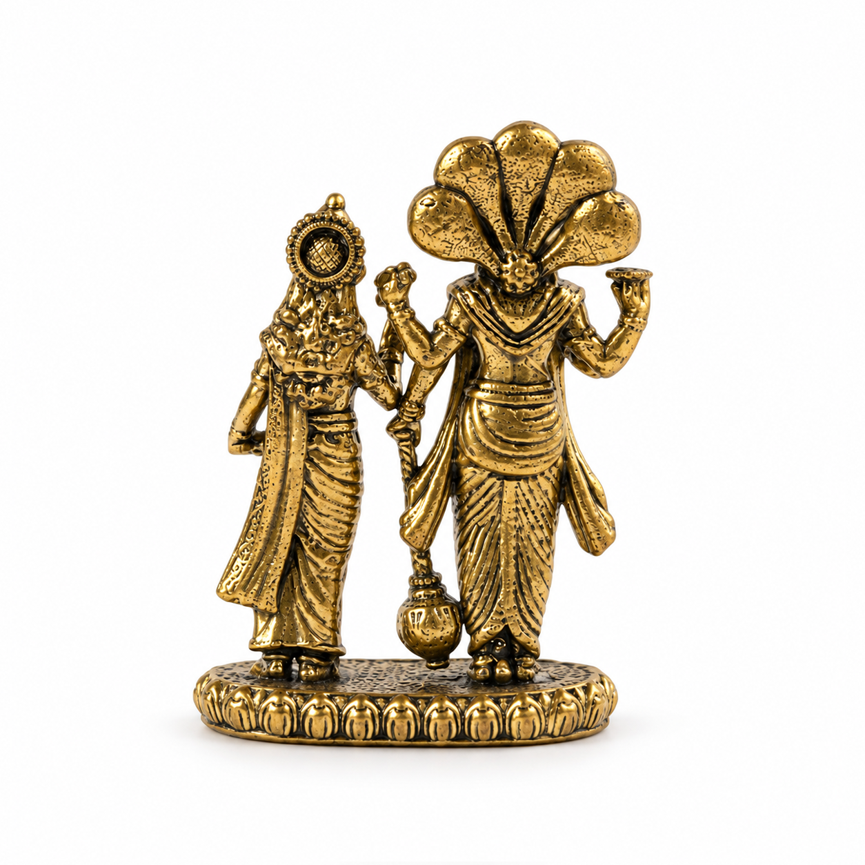 Brass Laxmi Narayana Idol