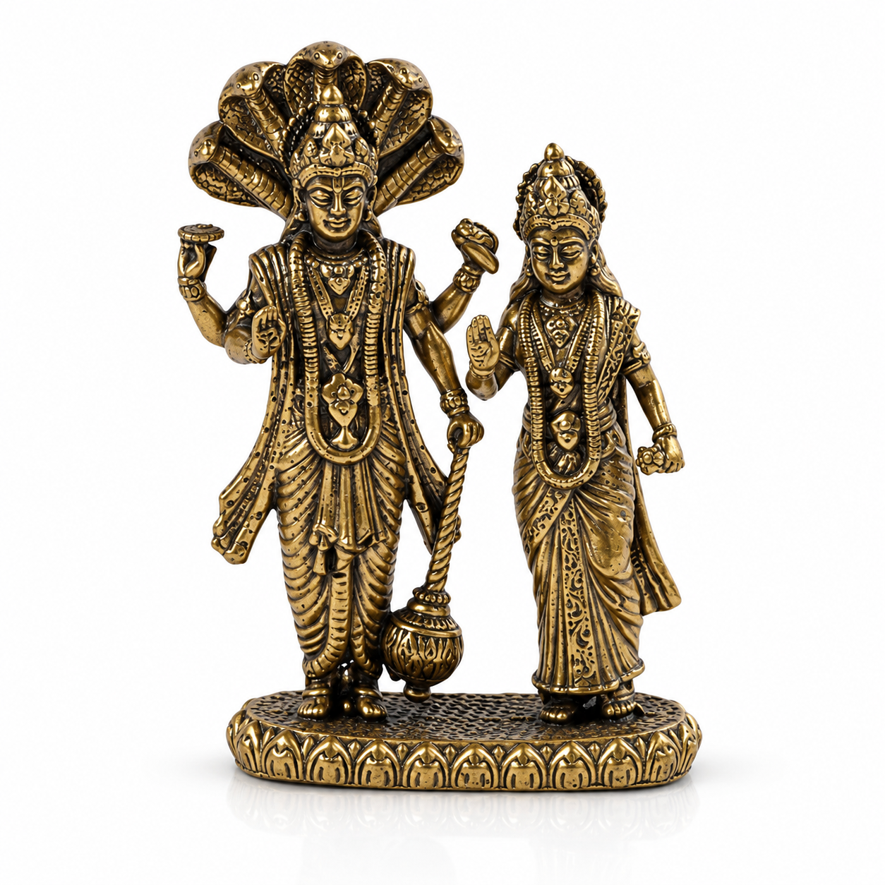 Brass Laxmi Narayana Idol
