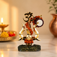 Trishul with Rudraksha & Damru Idol
