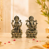 Divine Laxmi Ganesha Brass Idol