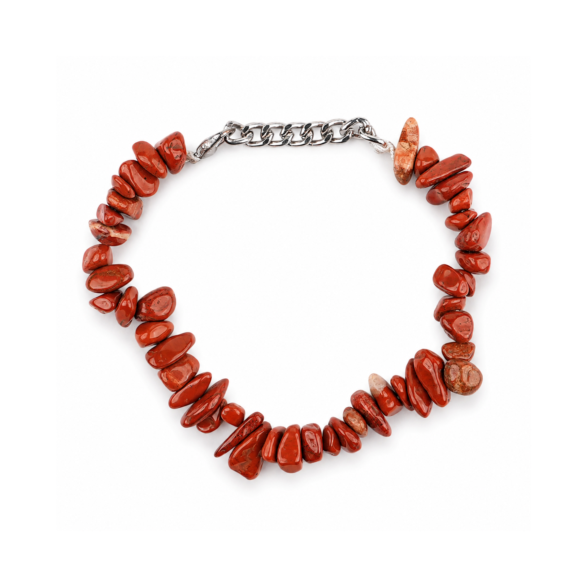 Red Jasper Chip Stone Bracelet