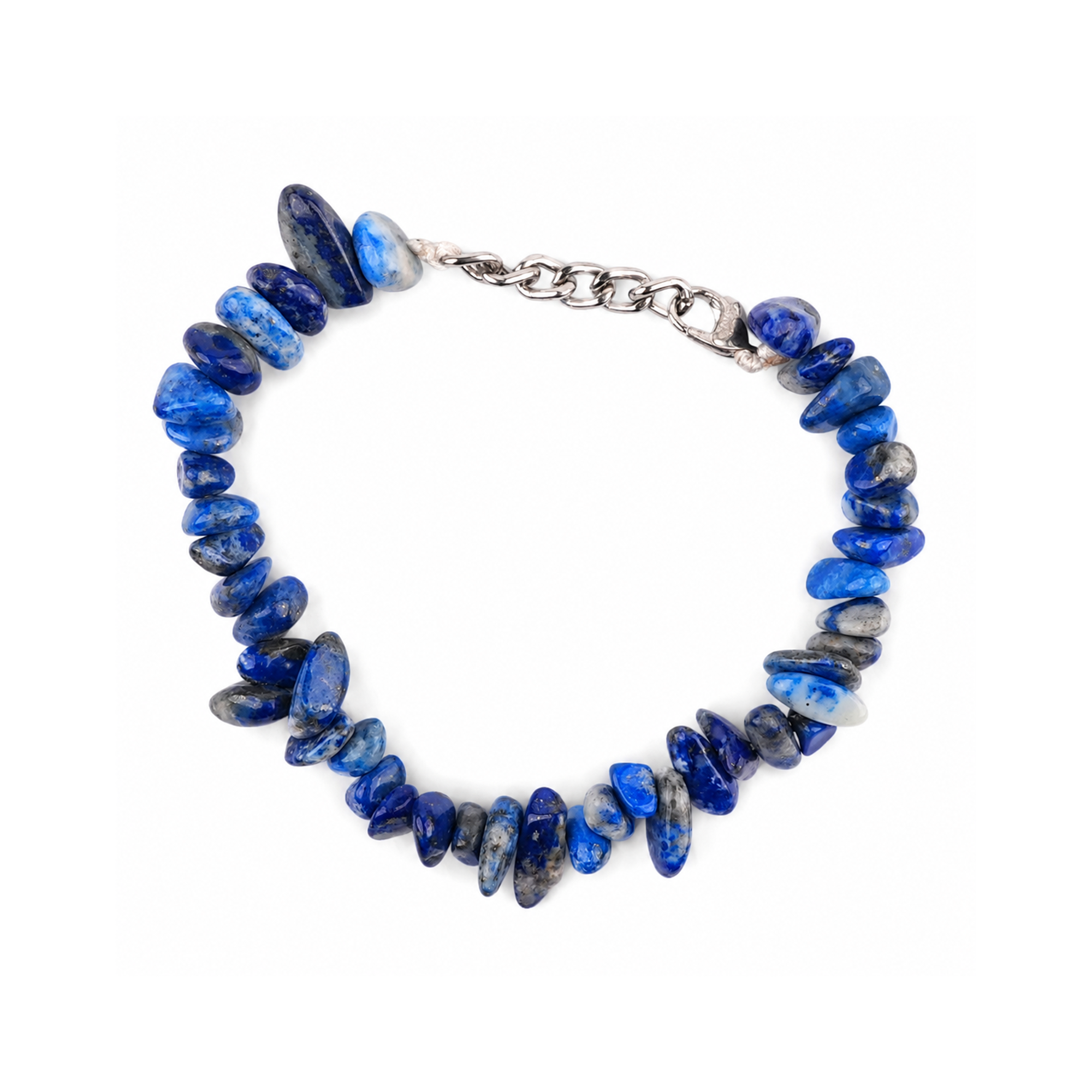 Blue Lapis Lazuli Chip Bracelet