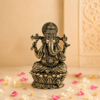 Lord Vinayaka Brass Idol